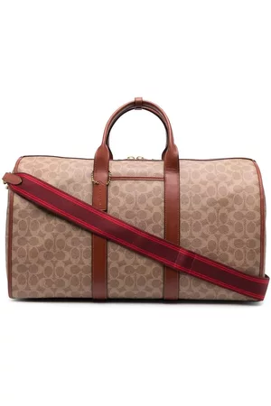 Coach Men Luggage - Monogram zipped holdall - Brown