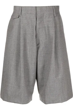 Paul Smith Check-print wool shorts