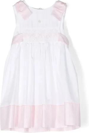 PATACHOU Striped-details flared dress