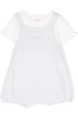 TEDDY & MINOU Loungewear - Logo-patch two-piece set - White