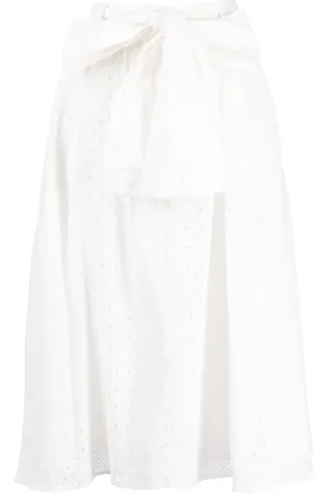 Kenzo Flared perforated skirt