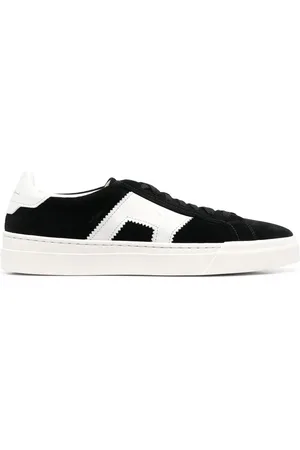 santoni Side logo-detail low-top sneakers