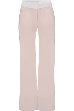 Victoria Beckham Side-panel detail flared trousers