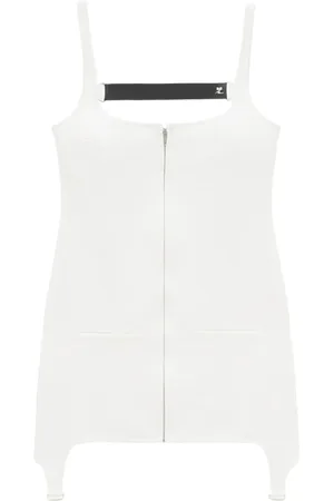 Courrèges Strap-detail suspenders mini dress