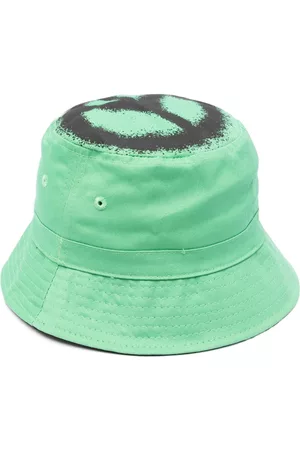 Molo Hats - Logo-print cotton bucket hat - Green