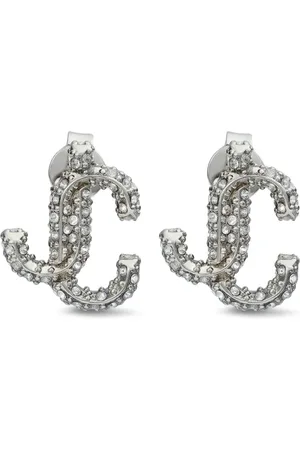 Jimmy Choo JC crystal-embellished stud earrings