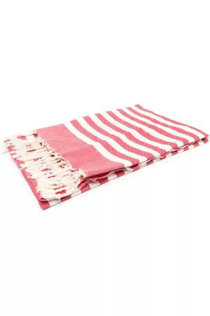 MC2 SAINT BARTH Men Swimwear - Foutas striped beach towel - Red