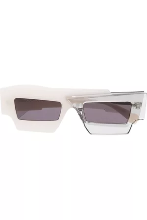 KUBORAUM Square Sunglasses - Square tinted sunglasses - White