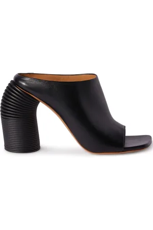 OFF-WHITE Open-toe leather mules