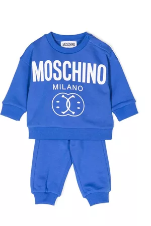 Moschino Sets - Logo-print tracksuit set - Blue