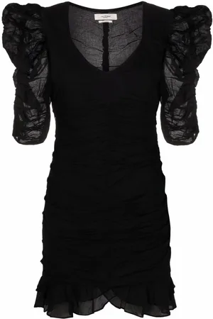 Marant Etoile Sireny puff-sleeve mini dress