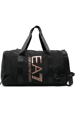 EA7 Logo-print luggage bag