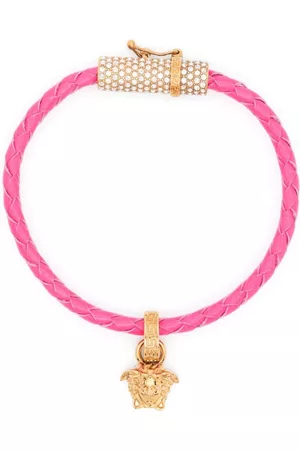 VERSACE Women Bracelets - Medusa-plaque detail bracelet - Pink