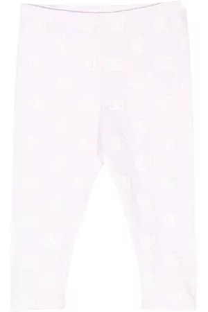 Dolce & Gabbana Sports Pants - Embossed-logo cotton tracksuit bottoms - Pink