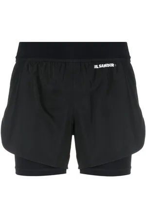Jil Sander Logo-print layered shorts