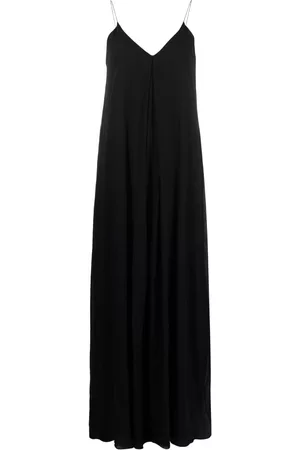 Fabiana Filippi Women Party Dresses - Semi-sheer long dress - Black