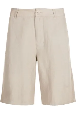 Armani Exchange Straight-leg linen bermuda shorts