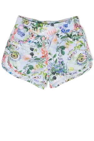 Molo Boys Swim Shorts - Neva printed shorts - Blue
