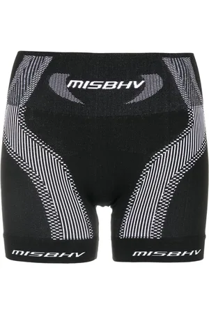 MISBHV Logo-print mini shorts
