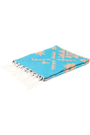 MC2 SAINT BARTH Men Swimwear - Graphic-print cotton beach towel - Blue