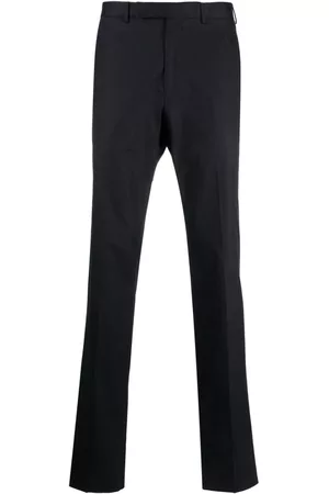 Z Zegna Men Formal Pants - Concealed-fastening tailored trousers - Blue