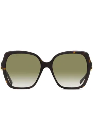 Jimmy Choo Manon oversize-frame sunglasses