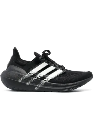 Y-3 Striped lace-up sneakers