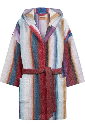 Missoni Gradient-effect hooded robe