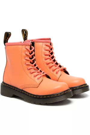 Dr. Martens Ankle Boots - 1460 leather lace-up boots - Orange