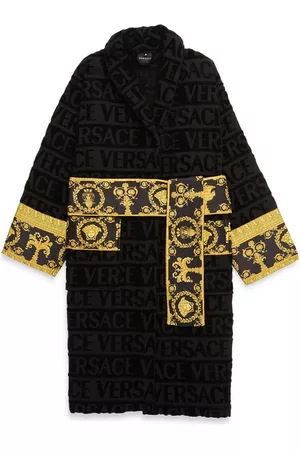 VERSACE Bathrobes - I Love Baroque bathrobe - Black
