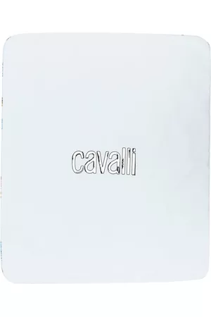 Roberto Cavalli Bags - Dinosaur-illustration print blanket - Blue