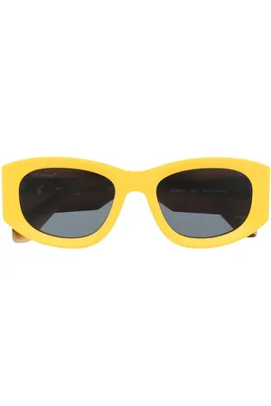 Shop Off-White Nassau 147MM Rectangular Sunglasses