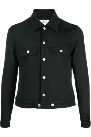 Courrèges Classic-collar cotton jacket