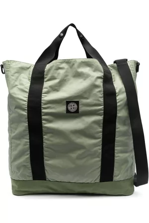 Stone Island Men Tote bags - Logo-patch tote bag - Green