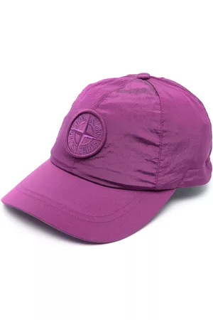 Stone Island Men Caps - Logo-patch cap - Purple