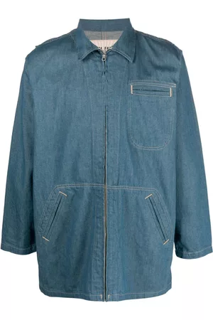 Levi's Men Denim Jackets - Zip-up denim shirt jacket - Blue