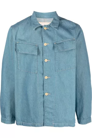 Levi's Men Denim Jackets - Buttoned denim shirt jacket - Blue