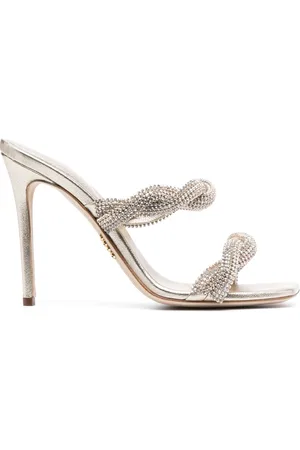 RODO 100mm twisted leather mules
