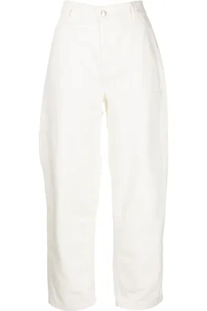 Maison Kitsuné Cropped straight-leg jeans