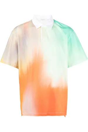 Maison Kitsuné Abstract-print polo shirt