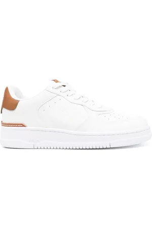 Ralph Lauren Men Low Top Sneakers - Masters Court leather sneakers - White