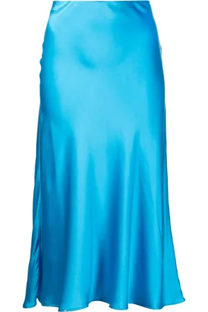 REJINA PYO Viola satin midi skirt