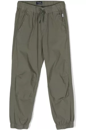Il gufo Sweatpants - Elasticated-drawstring track pants - Green