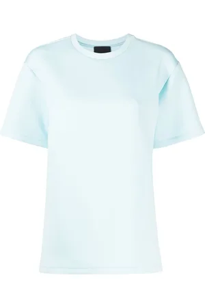 Cynthia Rowley Drop-shoulder short-sleeved T-shirt