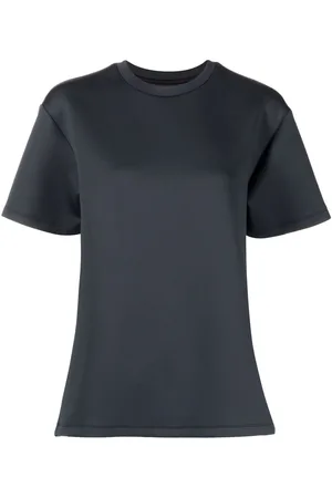 Cynthia Rowley Drop-shoulder short-sleeved T-shirt