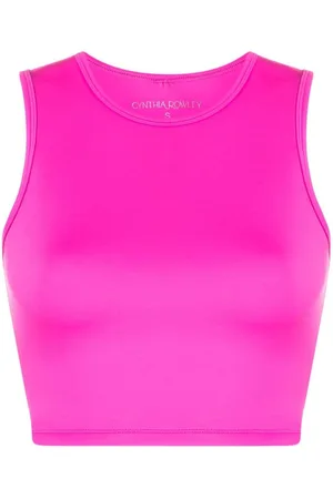 Cynthia Rowley Racerback cropped tank top