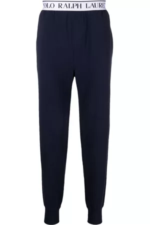 Ralph Lauren Men Tracksuits - Logo-waistband jogger sleep trousers - Blue