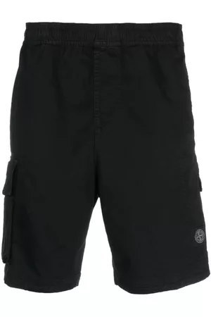 Stone Island Men Shorts - Compass-motif cargo shorts - Black