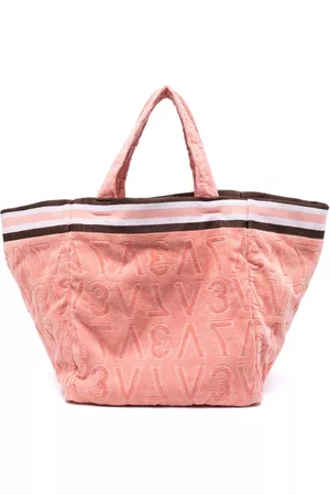 V°73 Women Beach Bags - Debossed logo-print beach bag - Pink