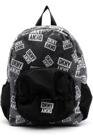 DKNY Rucksacks - Logo-print backpack - Black